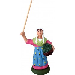 Femme aux olives