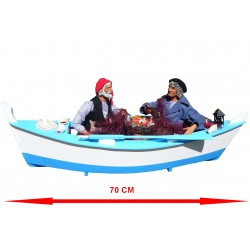Barque avec 2 Pêcheurs