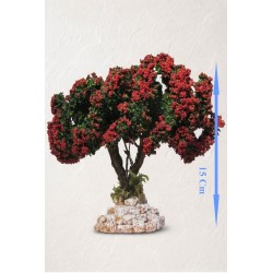Arbre Fleuri Rouge N°3