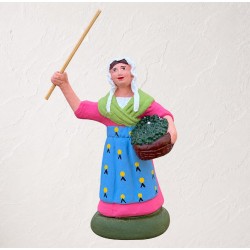 Femme aux olives