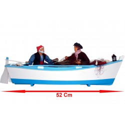 Barque avec 2 pêcheurs